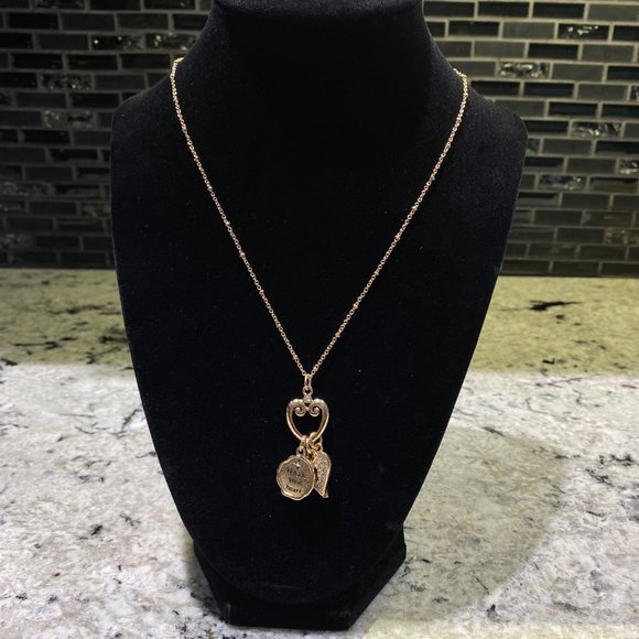 Unlock Heart Charm Necklace - Picture 1 of 8